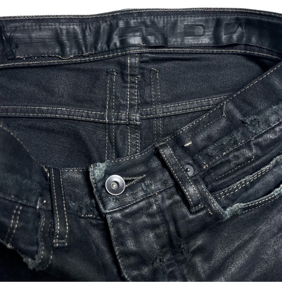 Rick Owens Waxed Denim - Picture 4 of 6